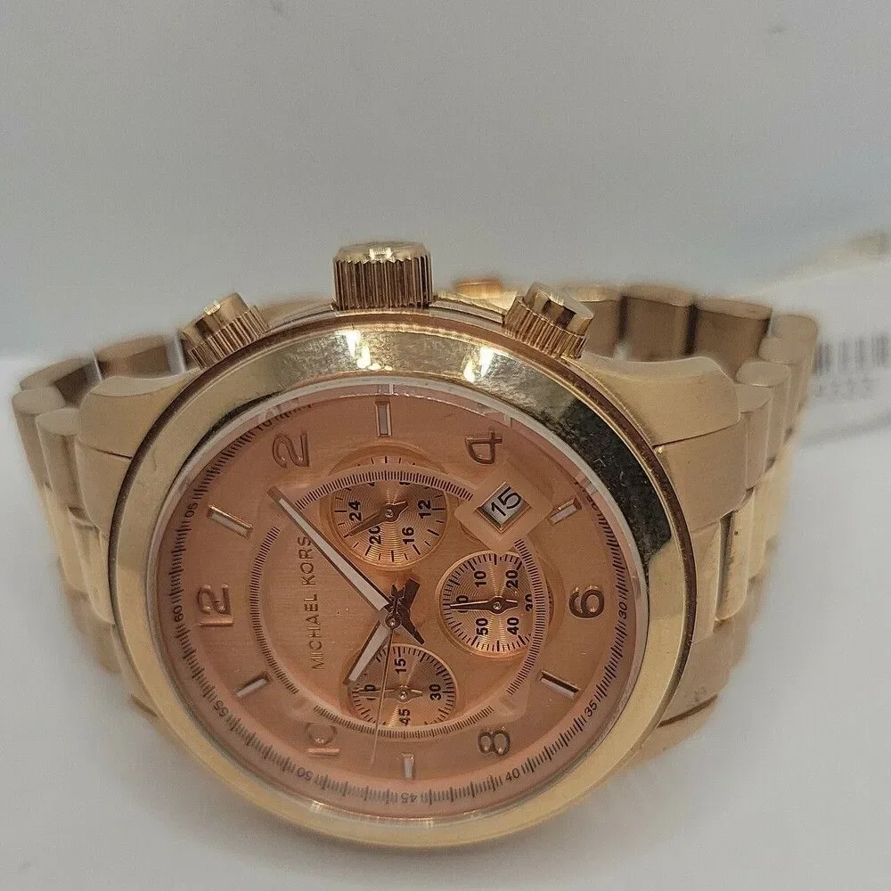 Michael Kors Runway MK8096 Men's Stainless Steel Analog Dial Quartz Watch AM657